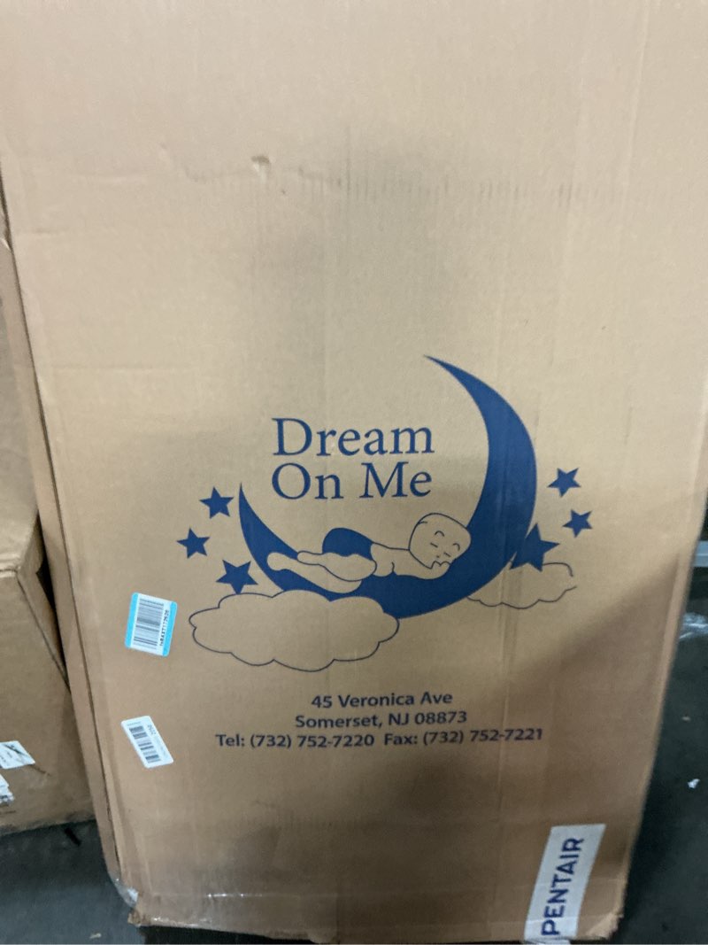 Condition photo showing New/Like New for Dream On Me Nap Nest Crib and Toddler Mattress, Dual-Sided - Infants & Toddlers, Waterproof 5” Mattress with 88 Interwoven Coils, 75% Recycled Fiber, GREENGUARD Gold & BSA Certified – Daisy Dreams Daisy Dreams Crib