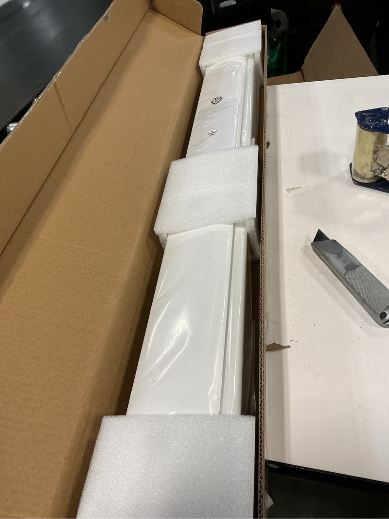 Condition photo showing Good Condition for Allesin zen No Drill No Tools Blackout Roller Shades for Windows, (White 34.5 x 48), Renter-Friendly, UV Protection, no-Drill Pull-Down Blinds for Home, Bedroom, Office, Living Room 34.5"W x 48"H White