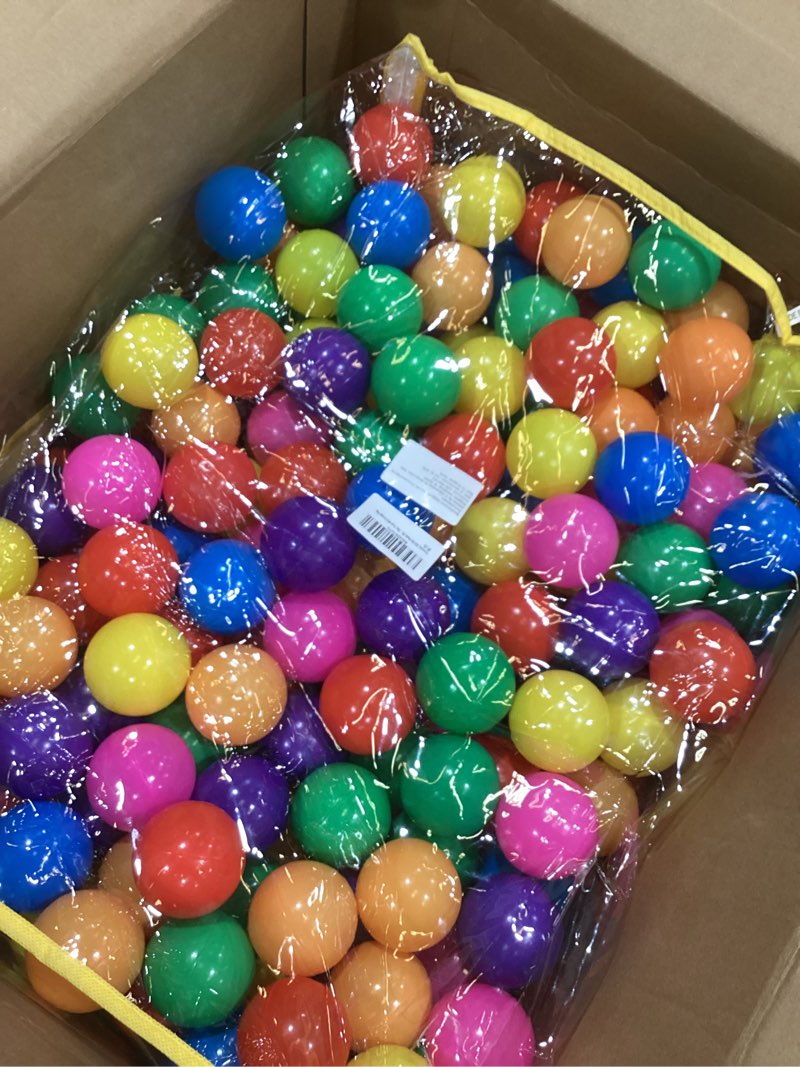 Condition photo showing Good Condition for Ball Pit Balls Phthalate Free BPA Free Crush Proof Plastic - 7 Bright Colors in Reusable Play Toys for Kids with Storage Bag 400 balls, 7 colors