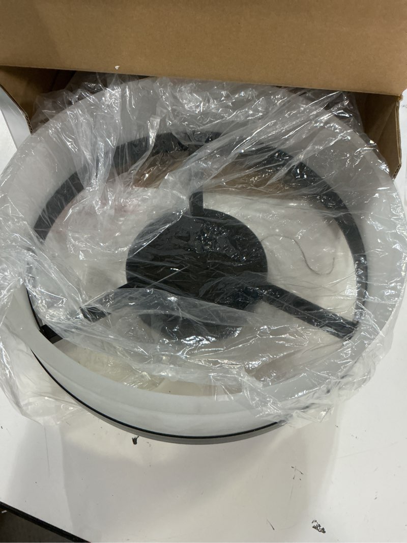 Condition photo showing Good Condition for origin 21 lynnpark 1-light 11.95-in matte black led flush mount light