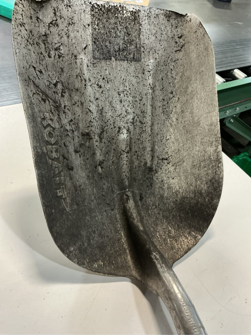 Condition photo showing As Is for kobalt 18-in fiberglass d-handle scoop