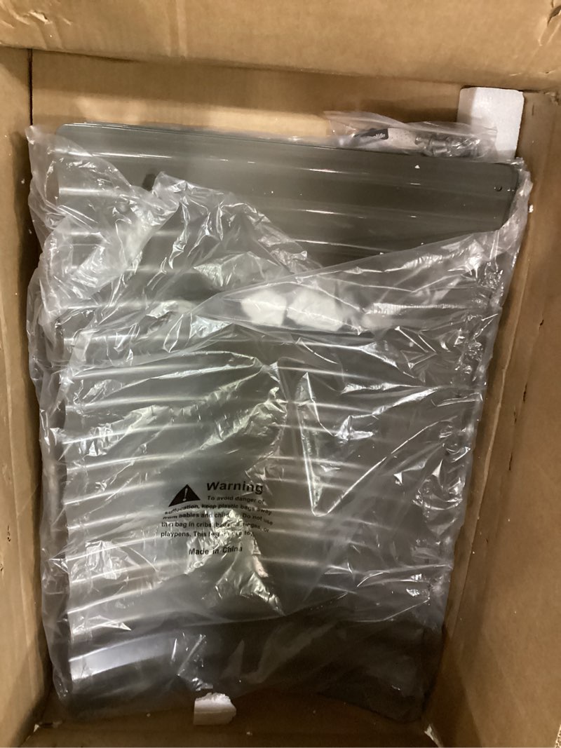 Condition photo showing Good Condition for a anleolife 30" extra tall galvanized raised garden beds outdoor, 3x2.5ft round metal planter boxes for planting vegetables, flowers, fruits, eco-safe & easy setup, quartz grey 3x2.5ft tall round-grey