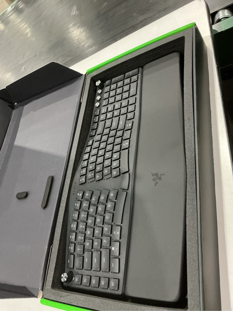 Condition photo showing As Is for razer pro type ergo
