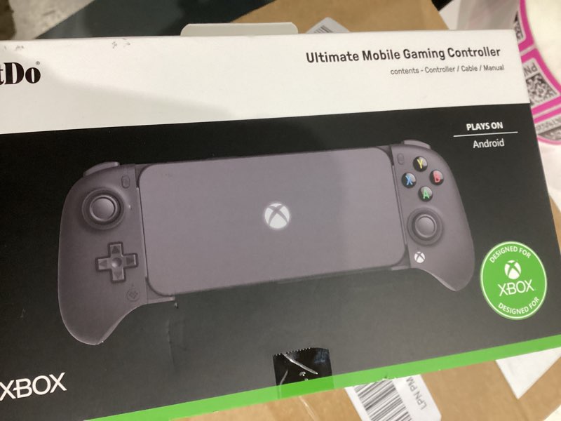 Condition photo showing Good Condition for 8Bitdo Ultimate Mobile Gaming Controller for iPhone, Apple, Android & Xbox Cloud Gaming, Bluetooth Gamepad with Hall Effect Joysticks, 2 Pro Back Buttons, Officially Licensed (Black)