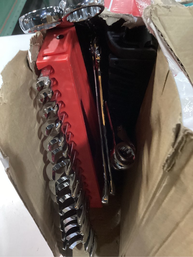 Condition photo showing Good Condition for 30-piece combination wrench set - open end wrench set with organizer professional 12 point wrench kit tool for mechanic garages workshops 1/4'' to 1'' & 8-22mm 30-piece combination (sae & metric)