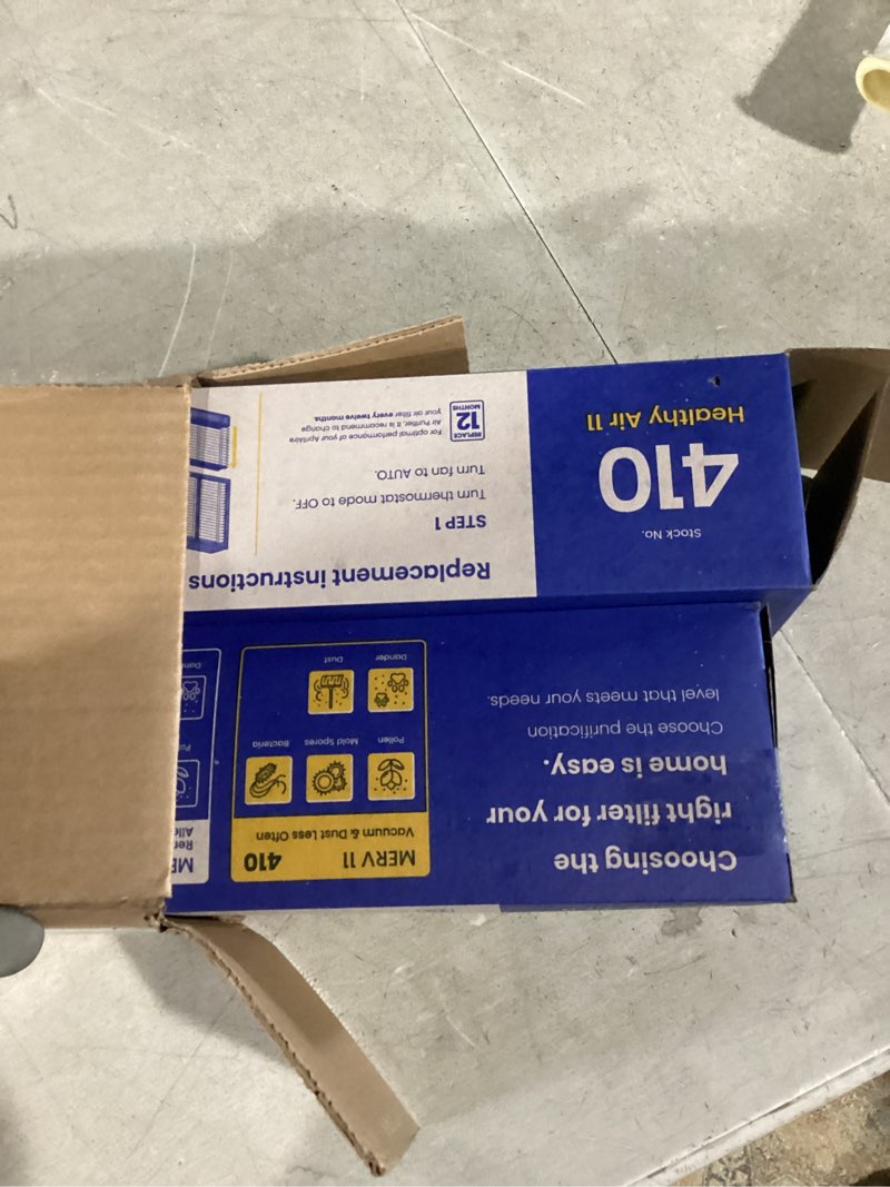 Condition photo showing Good Condition for aprilaire 410 replacement filter for aprilaire whole house air purifiers - merv 11, clean air & dust