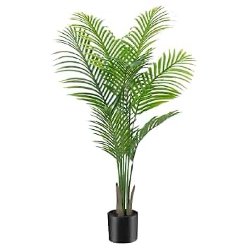 AnTing Artificial Areca Palm Plant Faux Tropical Tree ...