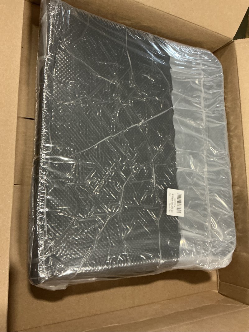 Condition photo showing New/Like New for YOUFI Extra Thick Large Seat Cushion -19 X 17.5 X 4 Inch Gel Memory Foam Cushion with Carry Handle Non Slip Bottom - Pain Relief Coccyx Cushion for Wheelchair Office Chair (Black (1PACK)) Large(19''x17.5''x4'') Black (1pack)