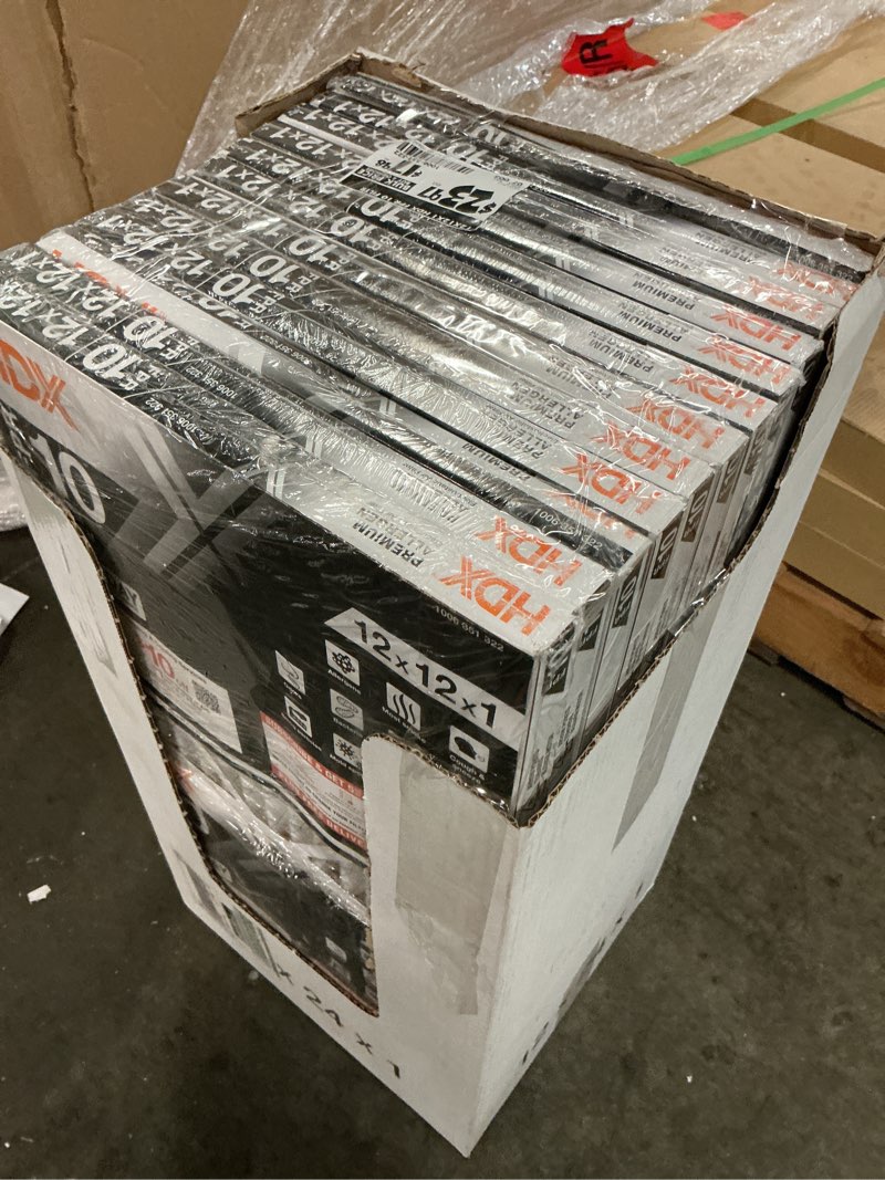 Condition photo showing New/Like New for 12 in. x 12 in. x 1 in. premium pleated air filter fpr 10, merv 24