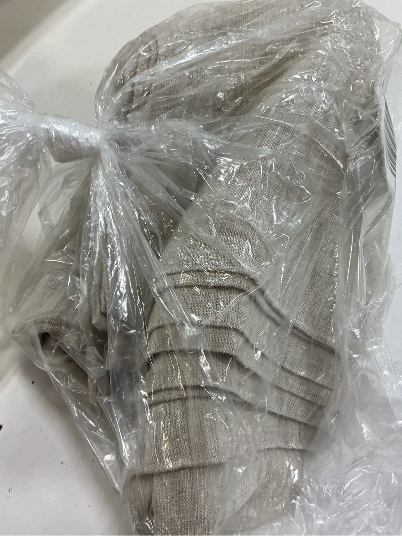 Condition photo showing Good Condition for european linen pillowcase set, standard, natural chambray
