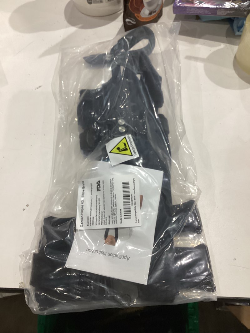 Condition photo showing New/Like New for Hinged ROM Elbow Brace, Post OP ROM Elbow Brace with Sling Stabilizer, Adjustable Elbow Splint with Hand Grip, Arm Recovery Splint Support After Injury(Right)