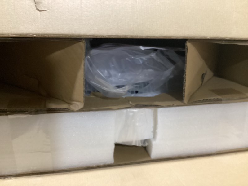 Condition photo showing Good Condition for LEDIARY 22in Enclosed Ceiling Fan with Light and Remote, White Modern Bladeless Ceiling Fan with Bright Light, Led Flush Mount Ceiling Fans for Bedroom, Living Room, Kid Room(6 Speeds, 3000-6000K) 22 Inch White