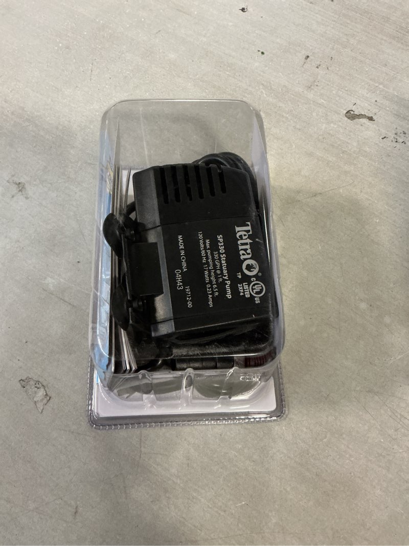 Condition photo showing New/Like New for Tetra Pond Statuary Pump 330 GPH