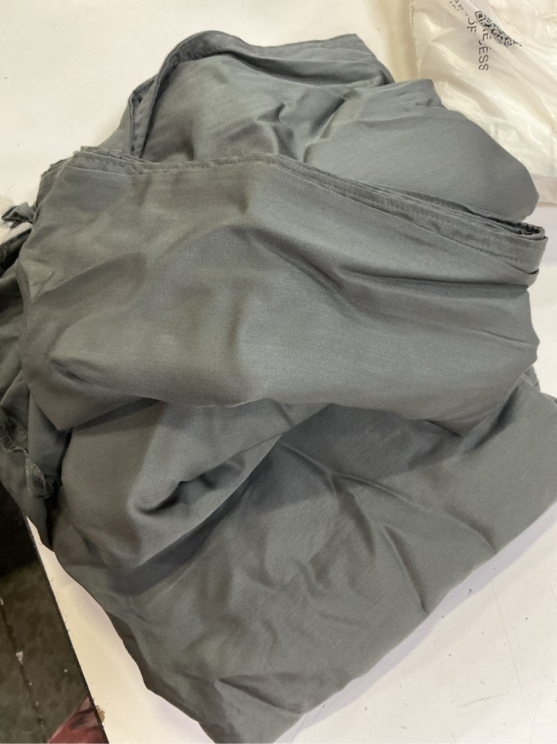 Condition photo showing Good Condition for bamboo duvet cover, king/cal king, charcoal