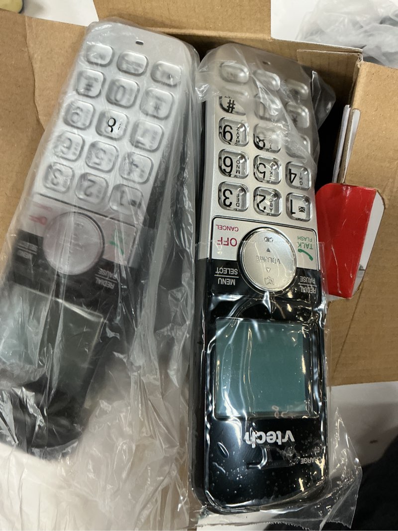 Condition photo showing Good Condition for vtech cs5229-2 2 handset extended range dect 6.0 cordless phone with answering system (silver/black)