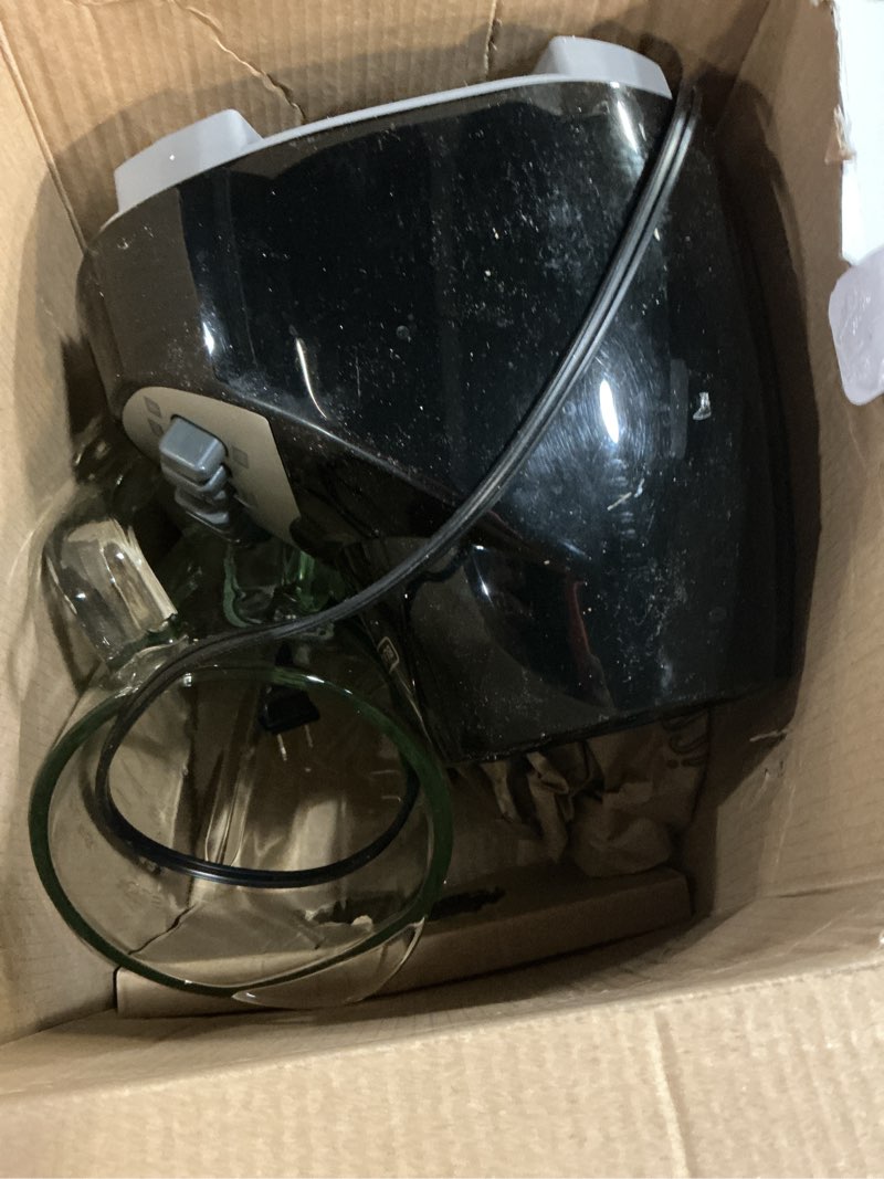 Condition photo showing As Is for BLACK+DECKER Countertop Blender with 6-Cup Glass Jar, 10-Speed Settings, Black, BL2010BG