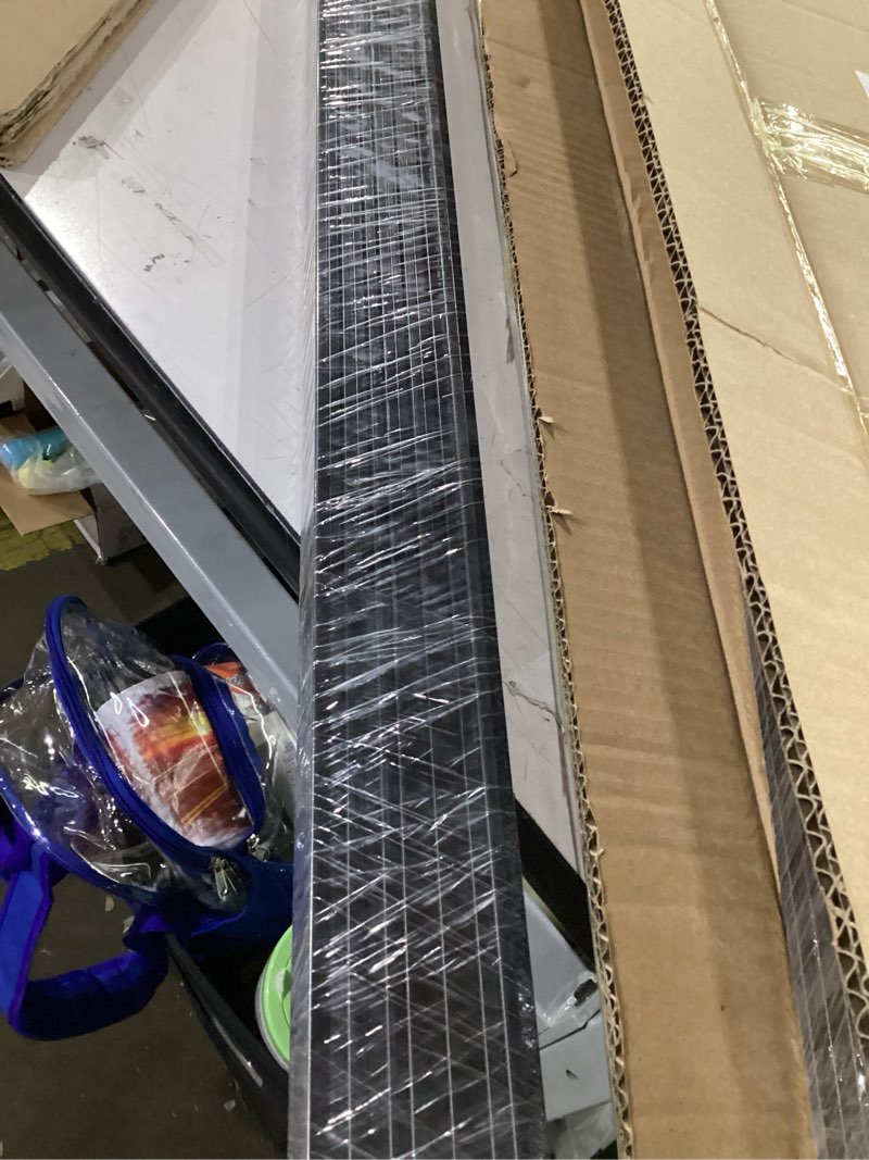 Condition photo showing Good Condition for bigalleons aluminum solid deck balusters, 32.25 x 1 x 0.2 in, grooved, matte black (48-pack, staircase)