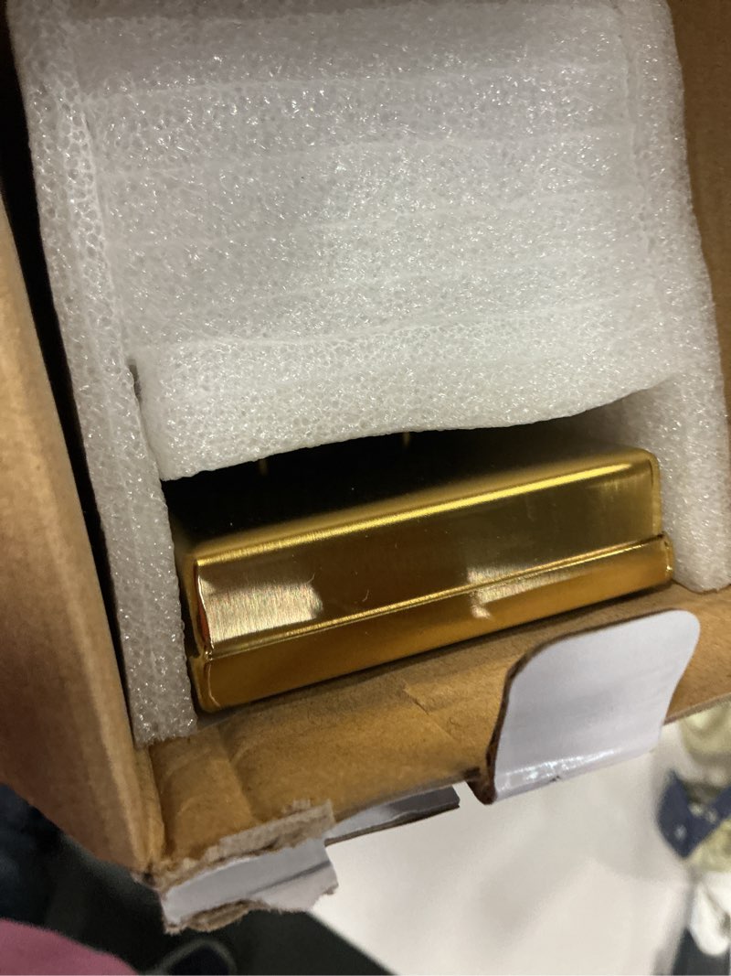 Condition photo showing New/Like New for Neodrain 24-Inch Gold Linear Shower Drain, 2-in-1 Flat & Tile Insert Cover, Stainless Steel Linear Drain, Brushed Brass Rectangle Shower Floor Drain with Hair Strainer, Watermark&CUPC Certified Golden 24 In