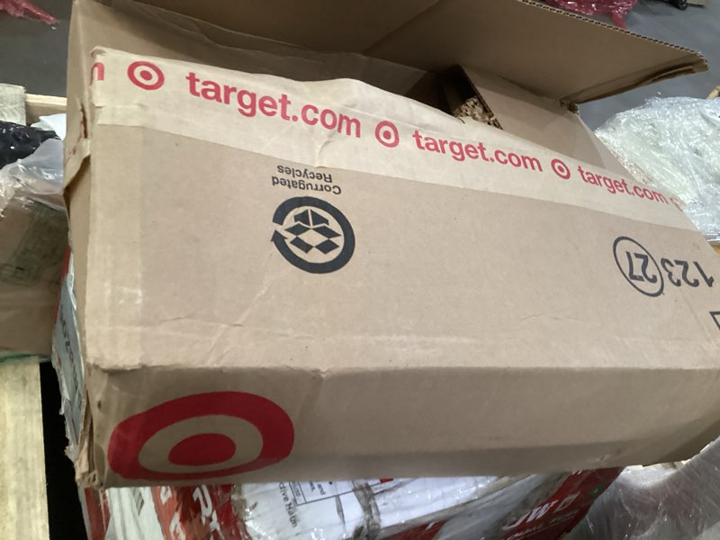 Condition photo showing As Is for Matted Photo Frames Magnolia,play video A wooden shelf holds two gold colored frames with botanical prints, next to a wall with a dried floral wreath. Two wooden frames with rounded edges displaying a beige and white plaid pattern, standing on a white surface. Two wooden picture frames with brown backings and stands are placed on a white surface. Shop all Hearth & Hand with Magnolia 4\\\\\\\"x6\\\\\\\" and 5\\\\\\\"x7\\\\\\\" Matted Photo Frames - Hearth & Hand™ with Magnolia