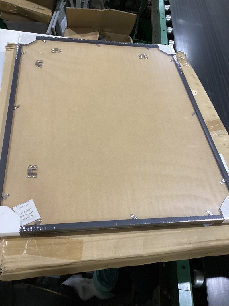 Condition photo showing New/Like New for egofine 22x28 solid wood poster frames matted for 18x24 set of 2 black - with acrylic plexiglass front, hanging picture frames vertically or horizontally black 22x28