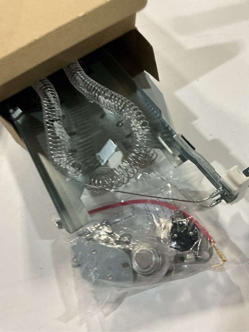 Condition photo showing New/Like New for dryer heating element kit compatible with whirl-pool duet dryers wed8300sw2, wed8000dw4, wed5500xw0,