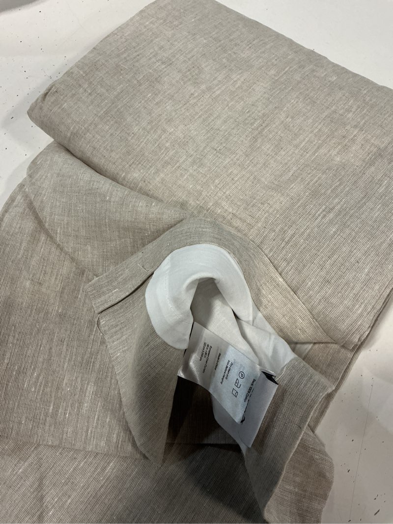 Condition photo showing Good Condition for european linen curtain flax 48x96