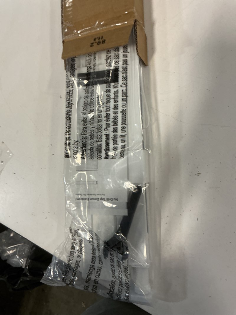 Condition photo showing New/Like New for LazBlinds No Tools No Drill Cordless Cellular Shades, Top Down Bottom Up (TDBU) Honeycomb Shades for Home, Blackout Light Blocking Thermal Insulation Blinds for Windows, 35" W x 64" H, White Blackout - White 35" W x 64" H