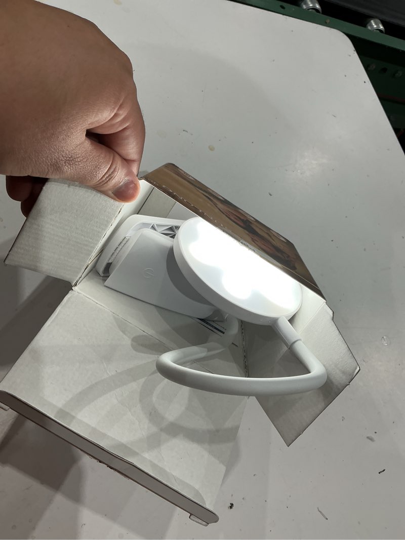 Condition photo showing Good Condition for sunlong dorm room essential clip on light wall-mounted, 3 color portable desk light mini clip lamp, battery operation small desk lamp with clamp, reading lights for books bunk bed headboard makeup