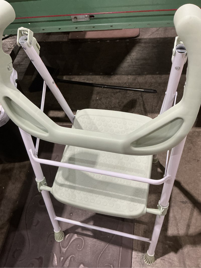 Condition photo showing Good Condition for hbtower kids step stool 2 steps with anti-drop safty railing, toddler tower for kitchen counter learning, toddler kitchen stool helper,kids standing folding stepper (green)
