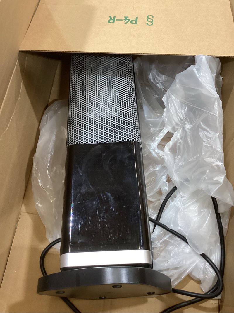 Condition photo showing Good Condition for fan for bedroom, 13" tower fan, 3 speeds max 23ft/s, 70° oscillating desk fan, bladeless standing fan, portable fans, 2025 new cooling fans for office, home black 13”-knob