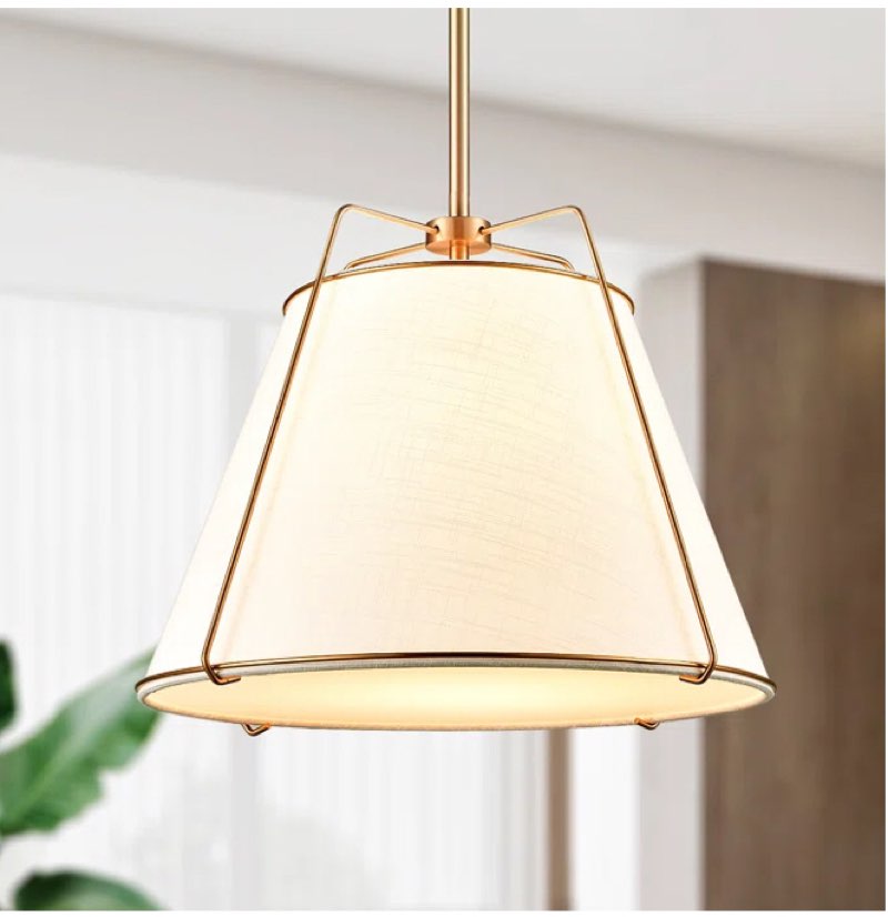 Bertan 15" Chandelier In Brushed Brass