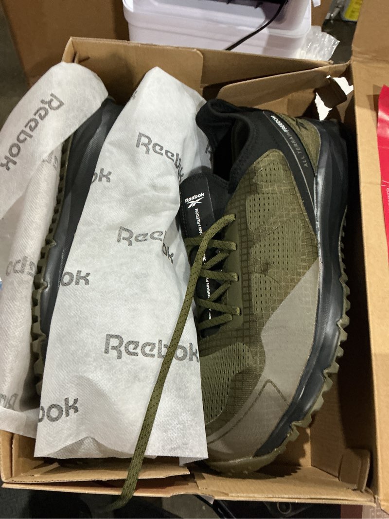Condition photo showing Good Condition for reebok work mens all terrain electrical steel toe work safety shoes casual - green