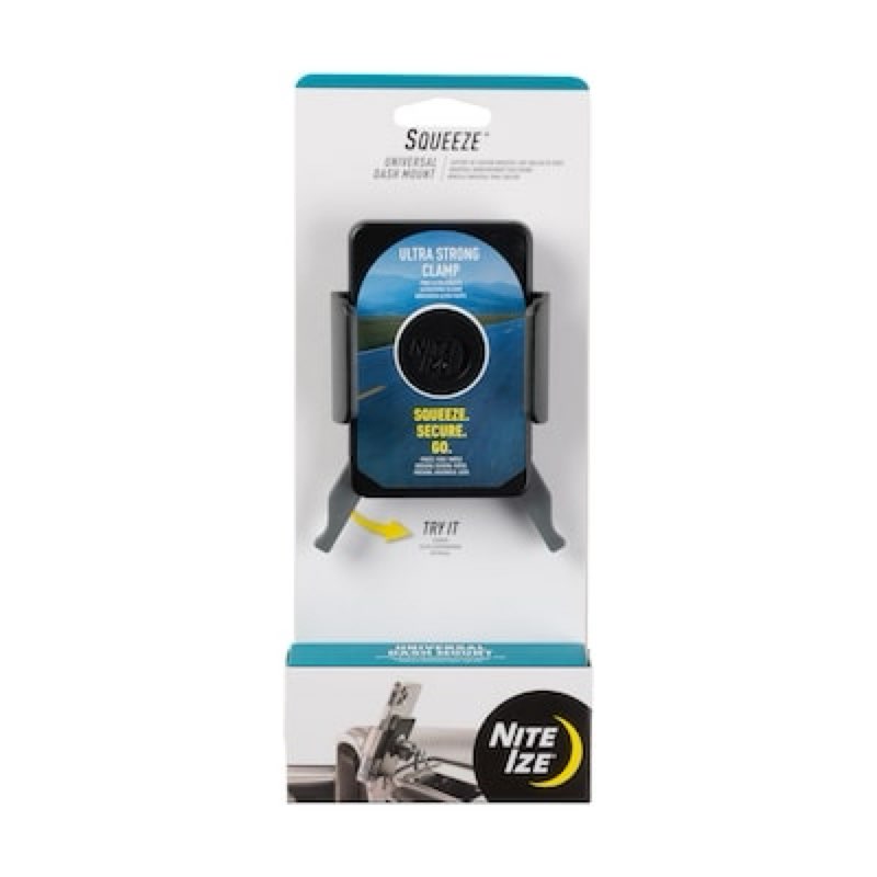 nite ize black adjustable cell phone car mount (universal)