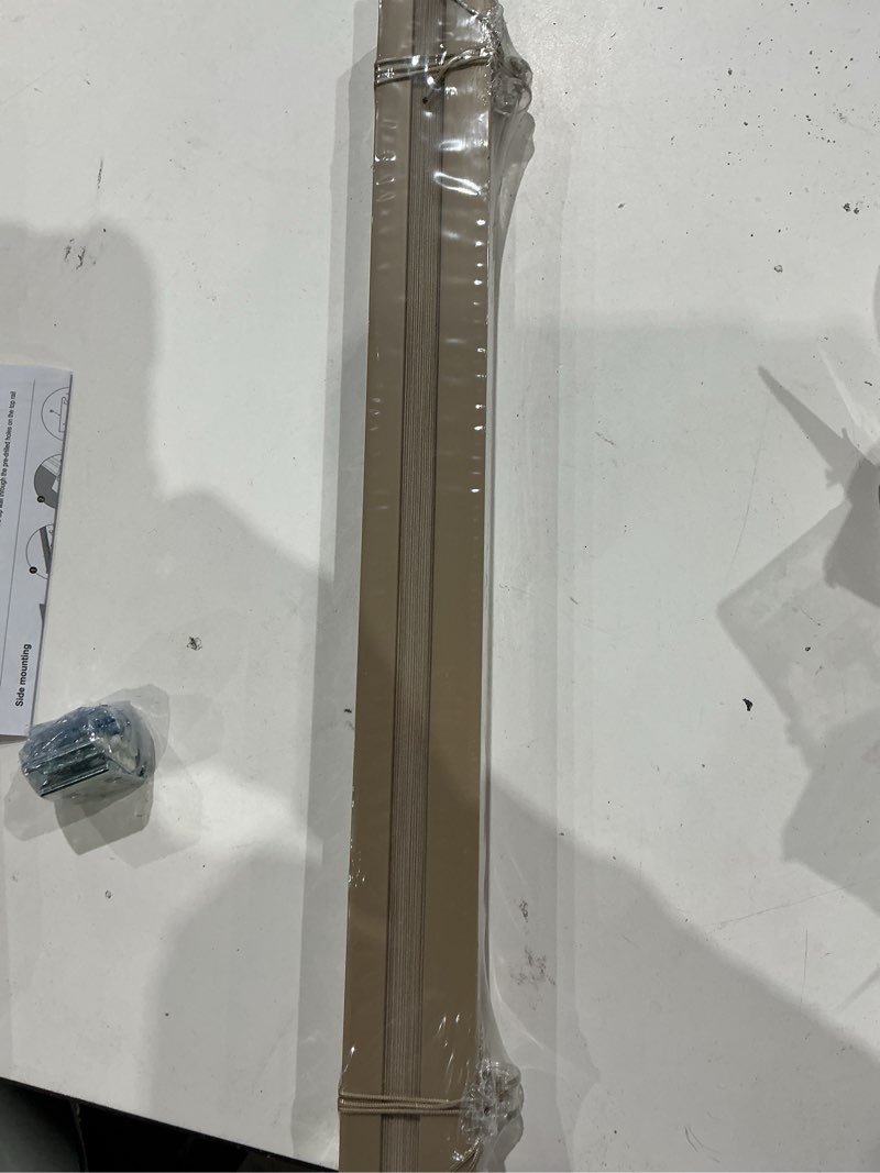 Condition photo showing As Is for window blind designed for compact or specialized installations, typically measuring 17" w x 24" h