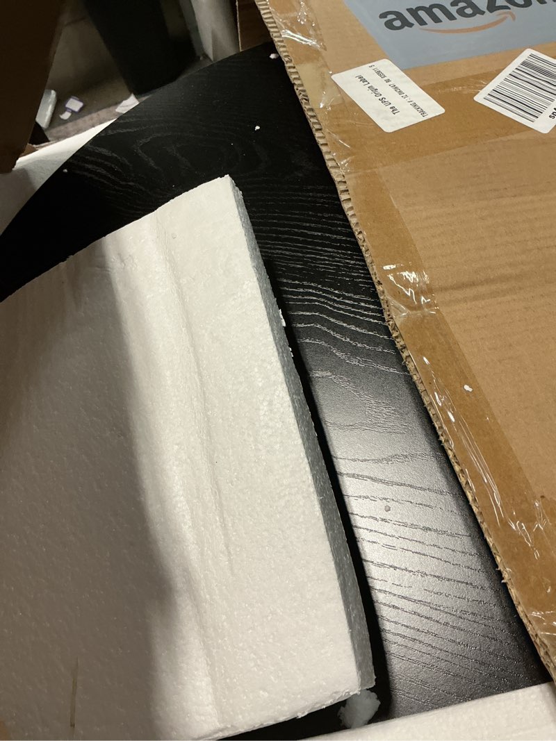 Condition photo showing Good Condition for Similar VASAGLE Round Cocktail Table, High Top Bar Pub Table with Metal Frame and Cross Base, for 2-3 People, Modern, Easy to Assemble, 23.6 x 23.6 Inches, Ebony Black ULBT361B01V1 Without Storage 1 pack Ebony Black