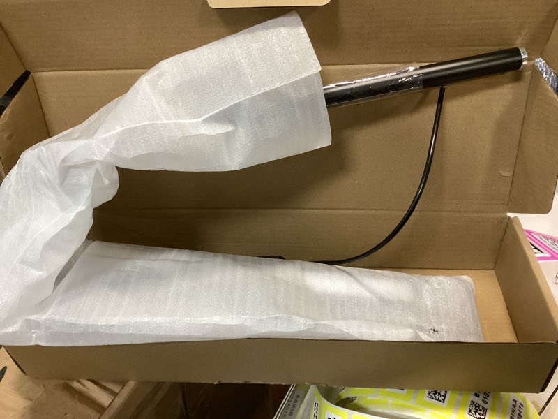 Condition photo showing New/Like New for led desk lamp for office home, eye-caring desk light with stepless dimming adjustable flexible gooseneck, 10w usb adapter desk lamp with clamp for reading, study, workbench (black) black standard