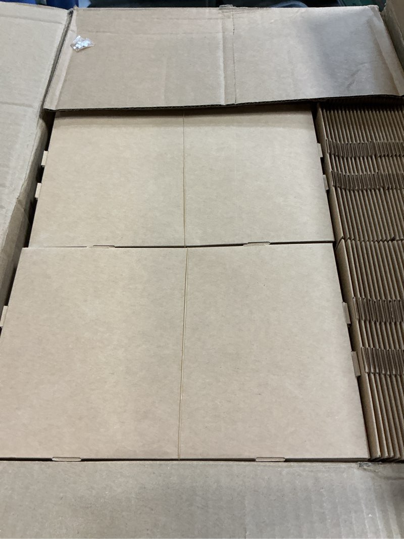 Condition photo showing New/Like New for Paperboard Kraft Food Trays 4 Corner Pop up Food Tray Disposable Foldable Cardboard Movie Night Snack Party Container Box for Holding Drink at Stadiums or Theaters(100 Pieces)