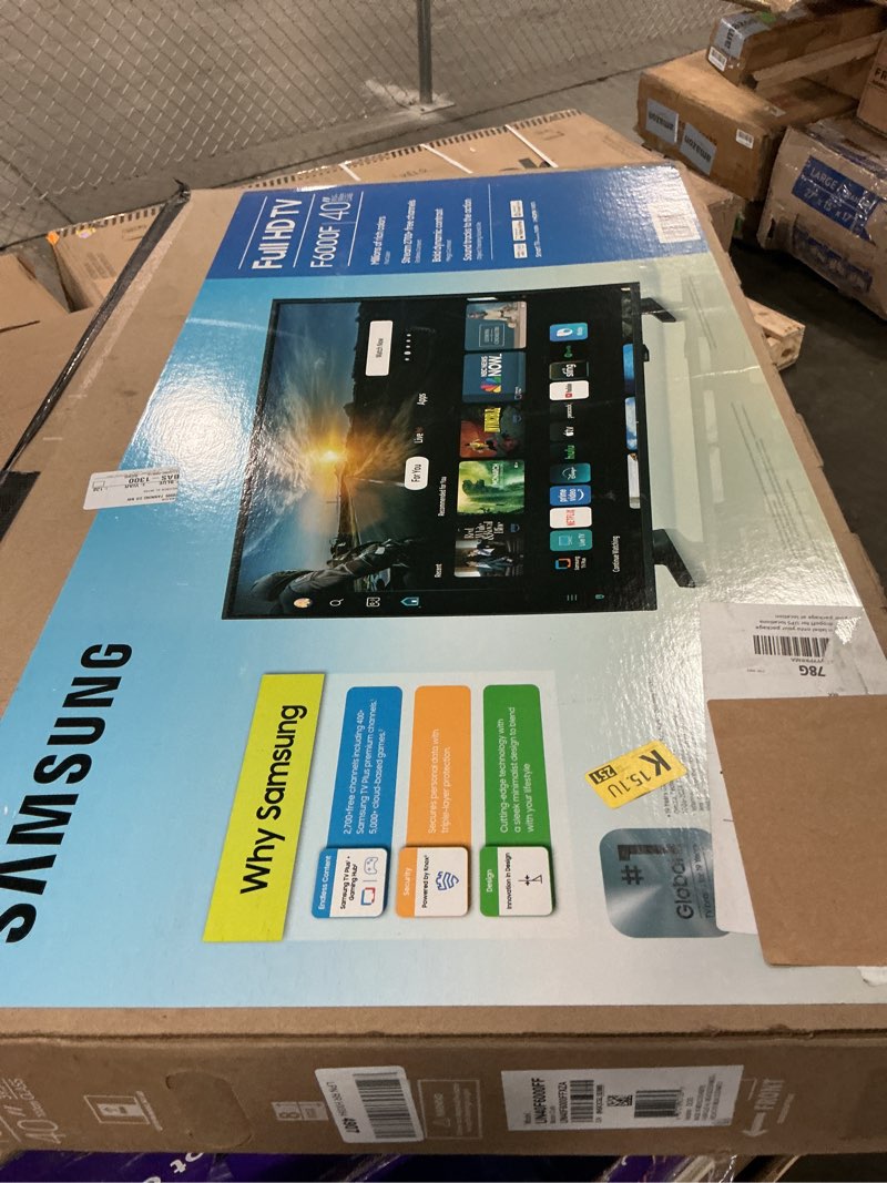 Condition photo showing Good Condition for (missing stand)SAMSUNG 40-Inch Class Full HD F6000 Smart TV (2025 Model) HDR, Object Tracking Sound Lite, Knox Security, One UI Tizen, Smart TV
