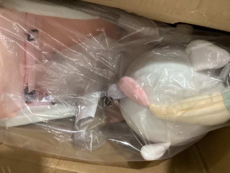 Condition photo showing New/Like New for funlio unicorn baby rocking horse, rainbow fairy unicorn rocking horse for toddlers 6 months to 3 years, stuffed ride-on animal rocker, easy to assemble, ce & cpc certified beautiful baby white unicorn