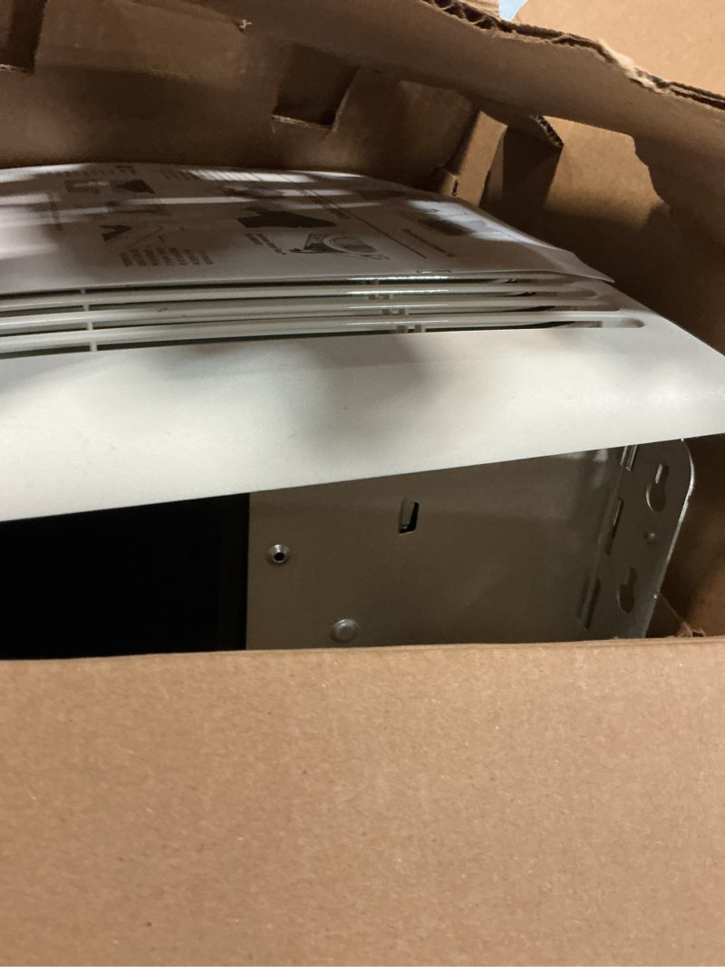 Condition photo showing As Is for broan-nutone bathroom exhaust fan, easy install, powerful 110 cfm, quiet 1.0 sones, energy star 110 cfm fan