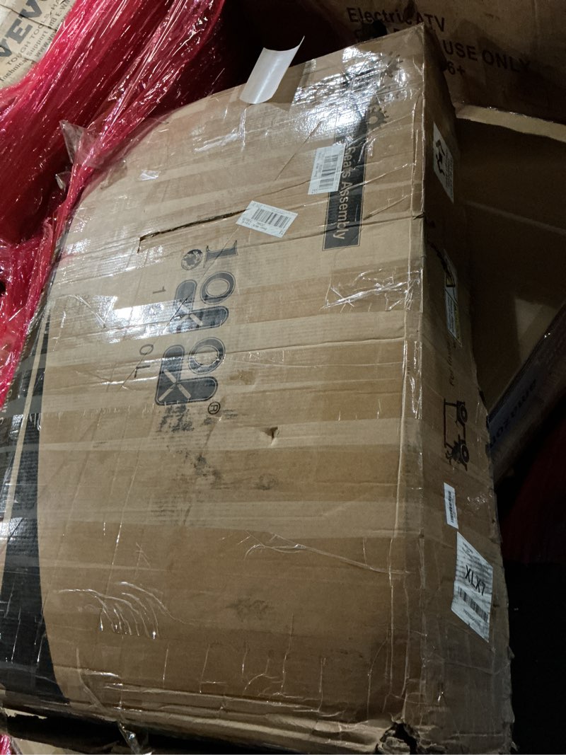 Condition photo showing Good Condition for 10L0L Golf Cart Flip Folding Rear Seat Kit, Aluminum Alloy Structure with Seat Cushion, Fits EZGO RXV Only