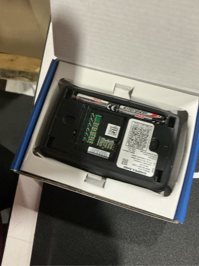 Condition photo showing Good Condition for Sensi Lite Smart Thermostat, Data Privacy, Programmable, Wi-Fi, Easy DIY, Works With Alexa, Energy Star Certified, ST25, Most Systems C-Wire Not Required, Except On Heat/Cool Only and Heat Pump System Black