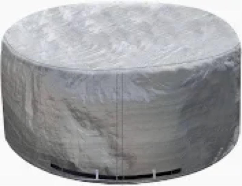 uceder round insulated hot tub cover,outdoor waterproof inflatable hot tub thermal cover with instal