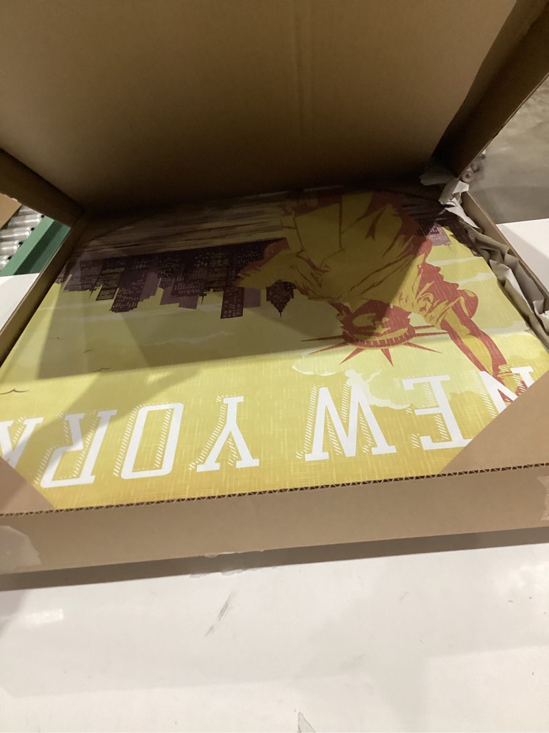 Condition photo showing New/Like New for KNOTBOO New York City Photo Print – Statue of Liberty & NYC Skyline Poster, Empire State Wall Art, Modern Home and Office Decor