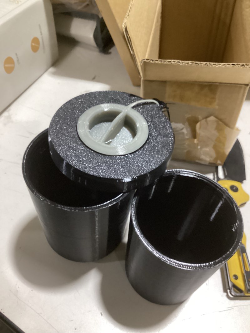 Condition photo showing Good Condition for palksky portable sunflower seed cup with shell storage, 3d printed seed organizer spit cup for car, travel & outdoor snacks, works for pistachios
