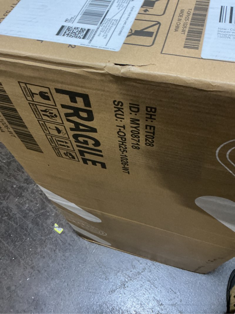 Condition photo showing Good Condition for Convection Panel Space Heater Indoor Use, Large Room Electric Heater with Wifi App Control, Smart Mica Infrared Heater with Programmable Thermostat, Wall Mount or Standing, Quiet & Eco, 1500W, 31 Inch Medium