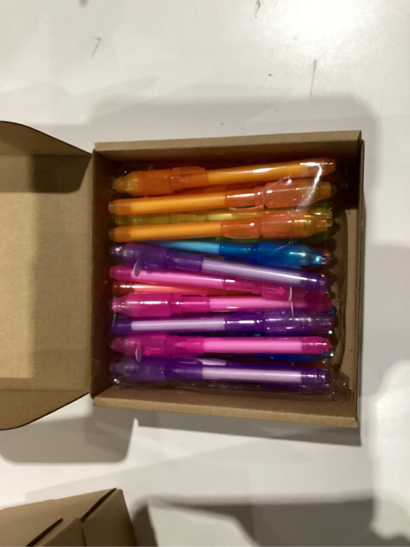Condition photo showing New/Like New for Valentines Day Cards for Kids School - 28Pcs Upgraded Invisible Pens, 28Pcs Valentines Day Gift Cards for Kids Classroom, Writing Secret Information Valentine's Day Party Gift