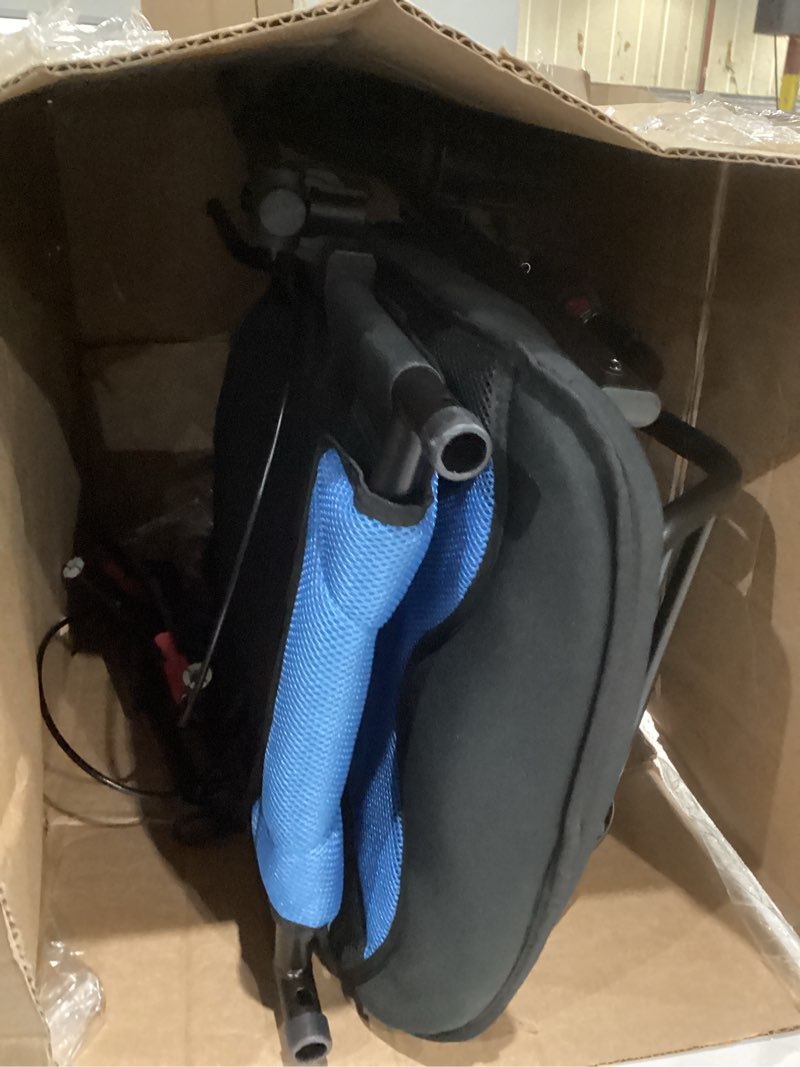 Condition photo showing As Is for Wheelchairs for Adults Transport Chair Lightweight Foldable with Telescopic Handle, Ergonomic Portable Folding Travel Wheel Chairs for Seniors 17 in seat width+12in rearwheel