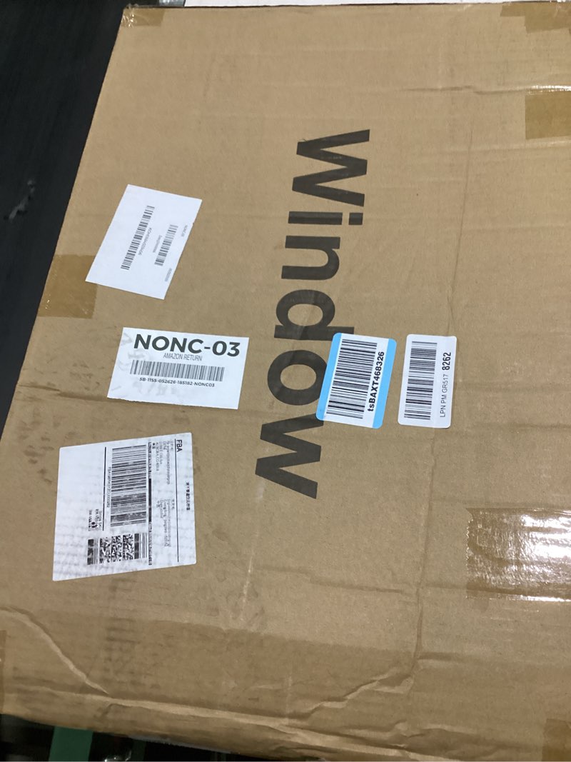 Condition photo showing Good Condition for vertical rv window, 14" w x 22" h tinted sliding rv window with net screen and trim ring, suitable for 1-1/8" thick walls, dot approved 14x22in 1