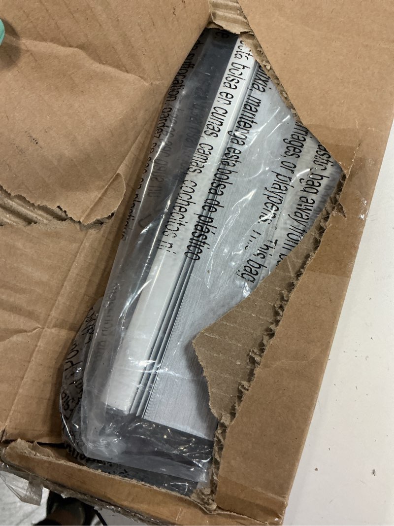 Condition photo showing Good Condition for lazblinds cordless cellular shades, no tools no drill blackout honeycomb shades pleated blinds for windows, 32.5'' w x 48'' h, silver white blackout-silver white 32 1/2'' w x 48'' h